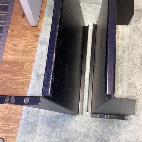 19” Server Black Rack Mount Shelf components tray , Black 19 inch Double Holes - Picture 6 of 6